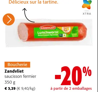 Offre: saucisson fermier