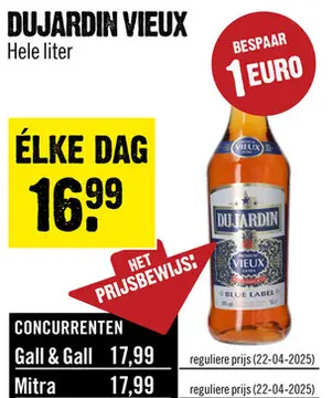 Aanbieding: Dujardin Vieux 100 cl