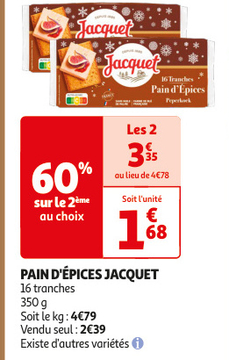 Aanbieding: PAIN D'ÉPICES JACQUET