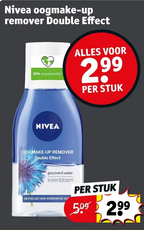 Promotie: Oogmake-up remover Double Effect