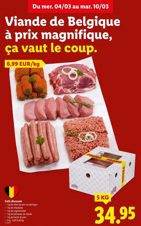 Offre: Pork Meat Package