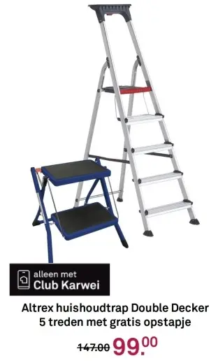 Aanbieding: Altrex huishoudtrap Double Decker