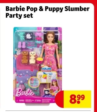 Aanbieding: Barbie Pop & Puppy Slumber Party set
