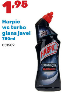 Aanbieding: Harpic wc turbo glans javel