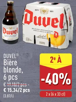 Offre: Bière blonde