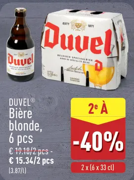 Offre: Bière blonde