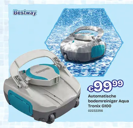 Promotie: Automatische bodemreiniger Aqua Tronix G100