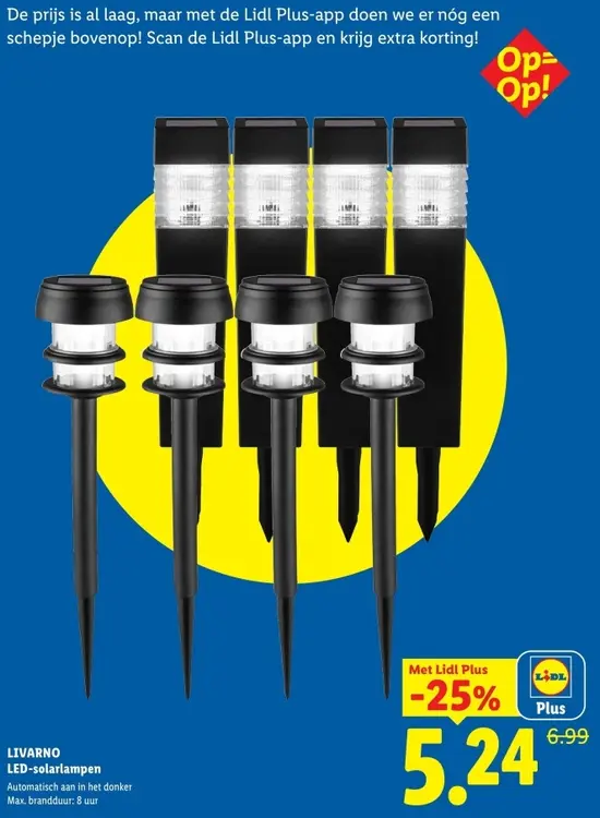 Aanbieding: LED-solarlampen
