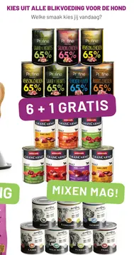 Aanbieding: Blikvoeding voor de hond