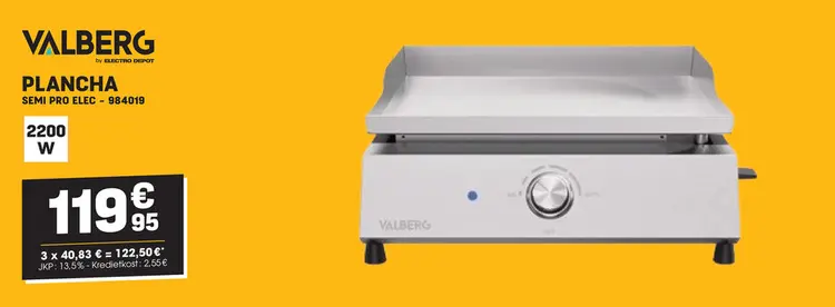 Promotie: Plancha semi pro elec