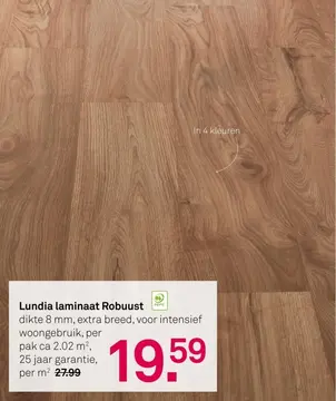 Aanbieding: Lundia laminaat Robuust