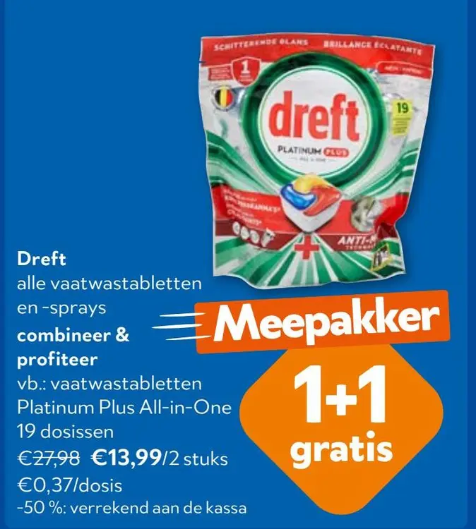 Aanbieding: alle vaatwastabletten en -sprays