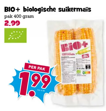 Aanbieding: BIO+ biologische suikermaïs