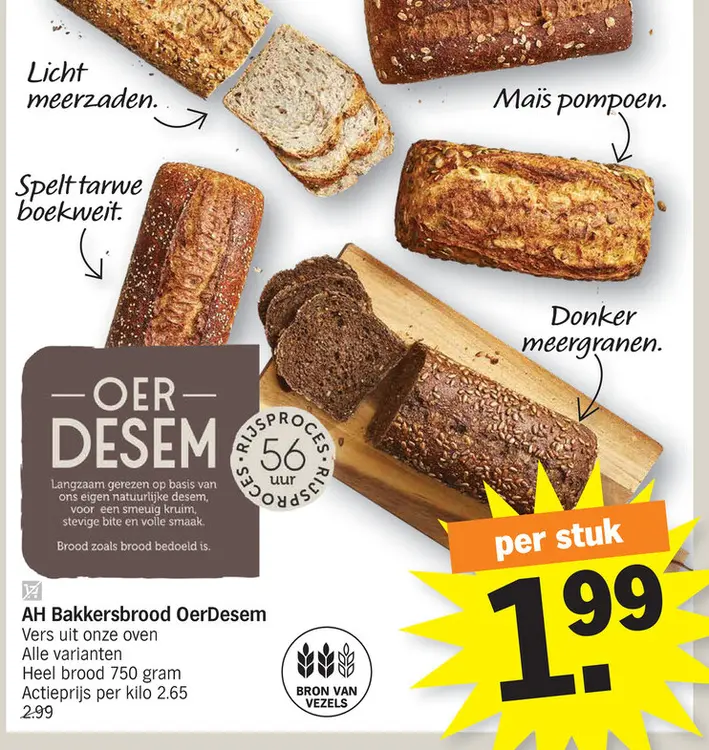 Promotie: AH Bakkersbrood OerDesem