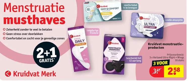 Promotie: Verband Ultra Night + Wings