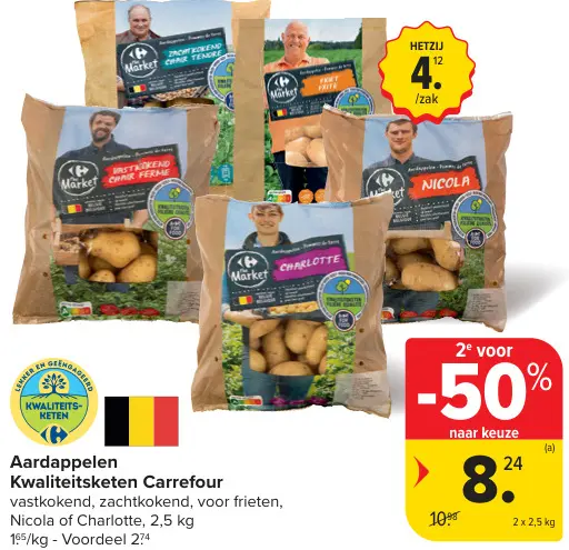 Aanbieding: Aardappelen Kwaliteitsketen Carrefour