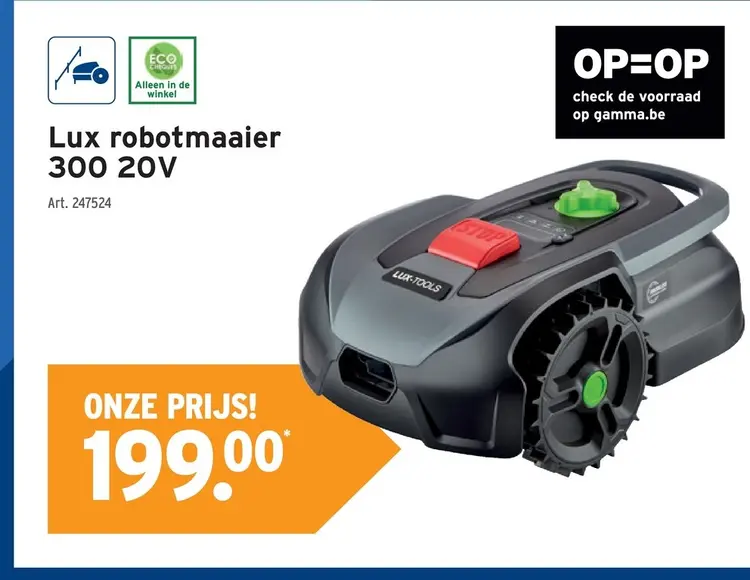 Promotie: robotmaaier