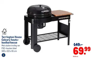 Aanbieding: Tarrington House Calcary houts-koolbarbecue
