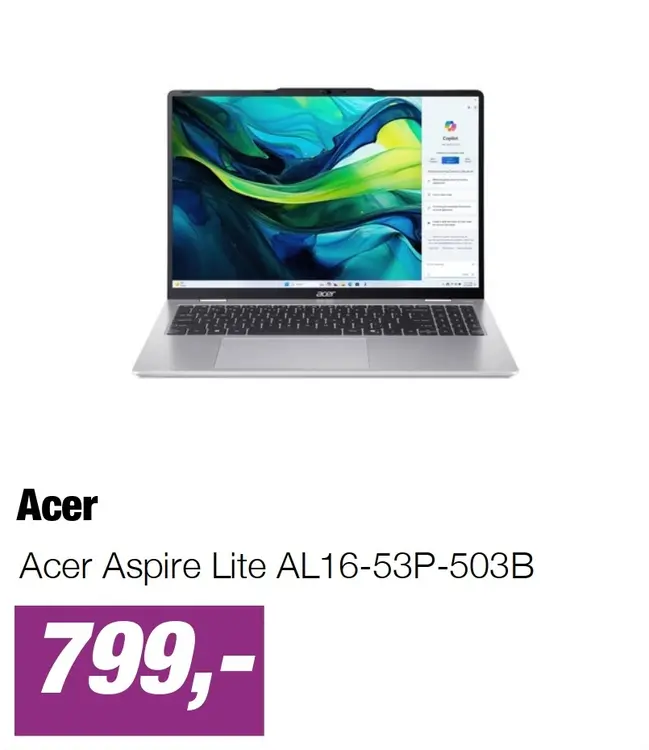 Aanbieding: Acer Aspire Lite AL16-53P-503B