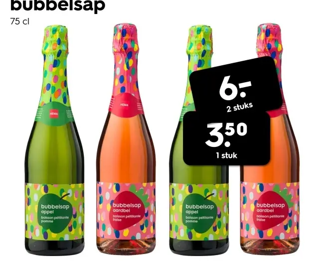 Promotie: bubbelsap