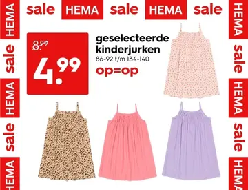 Aanbieding: geselecteerde kinderjurken