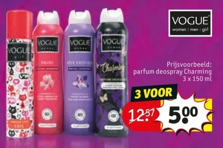 Aanbieding: parfum deospray Charming