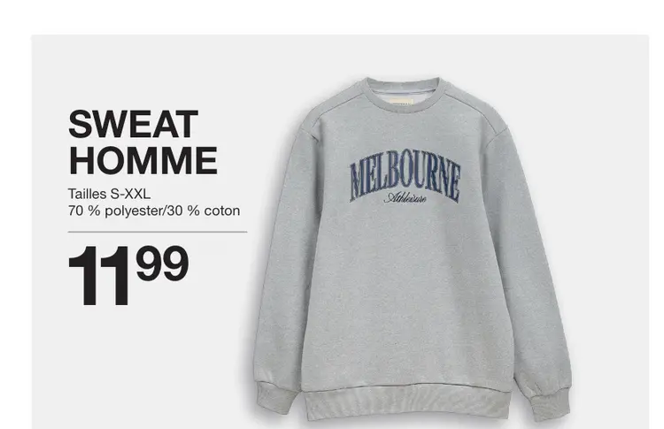 Offre: Sweat homme