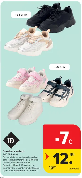 Offre: Sneakers enfant