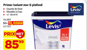 Offre: Primer isolant mur & plafond