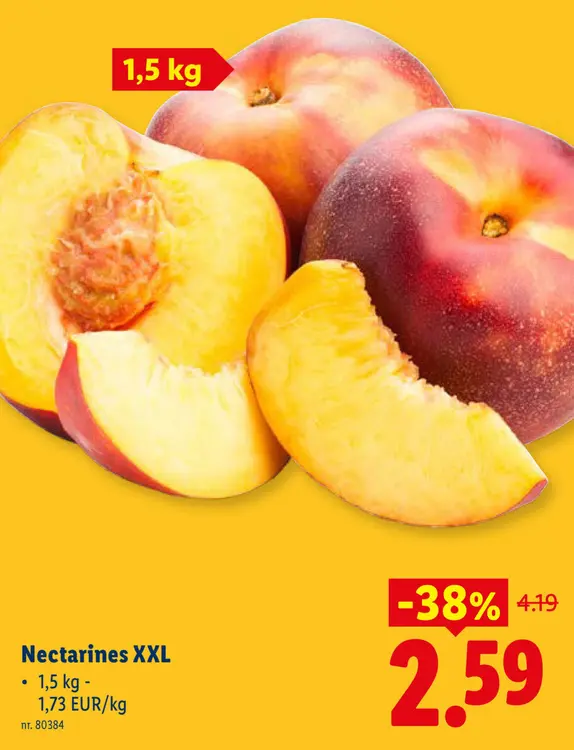 Promotie: Nectarines XXL