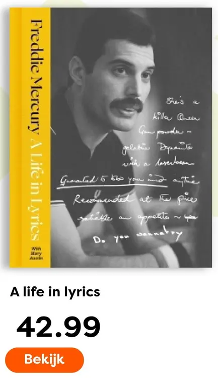 Aanbieding: A life in lyrics