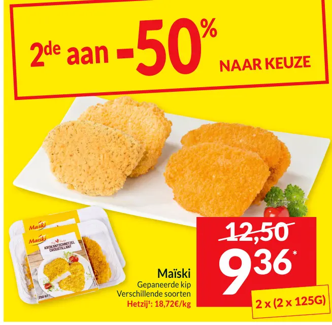 Promotie: Gepaneerde kip