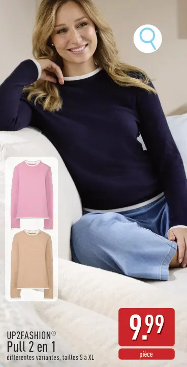 Offre: Pull 2 en 1