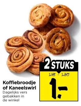 Koffiebroodje of Kaneelswirl