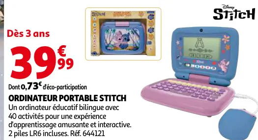 Promotie: Ordinateur Portable Stitch