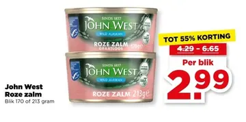 Aanbieding: John West Roze zalm