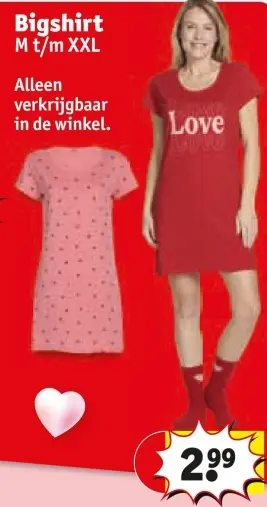 Aanbieding: Bigshirt