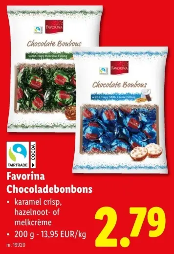 Aanbieding: Chocoladebonbons