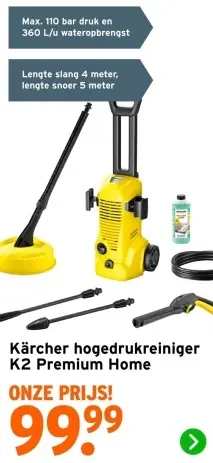 Aanbieding: Hogedrukreiniger K2 Premium Home