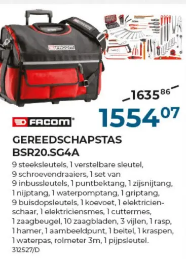 Promotie: Gereedschapstas bsr20.sg4a