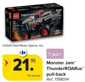Promotie: Monster Jam ThunderROARus pull-back