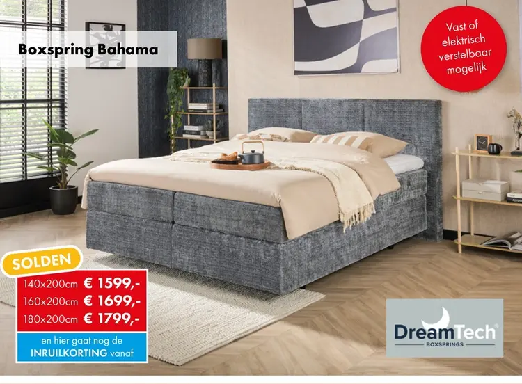 Promotie: Bahama boxspring
