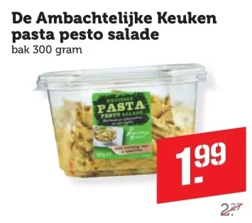 Aanbieding: Pasta pesto salade