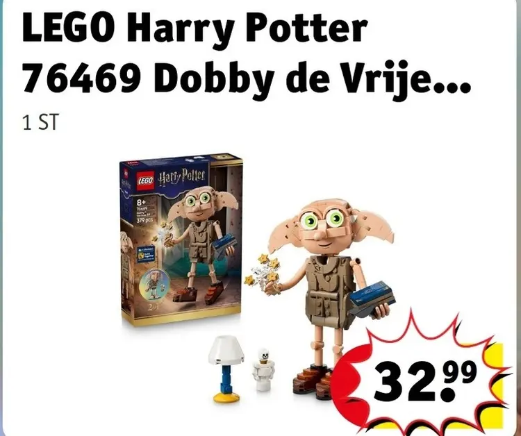 Aanbieding: LEGO Harry Potter 76469 Dobby 