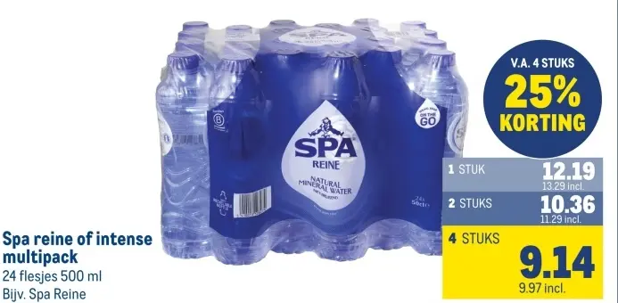 Aanbieding: Spa reine of intense multipack