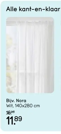Aanbieding: Nora