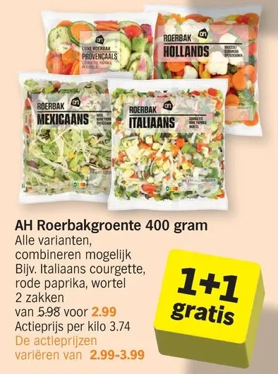 Promotie: Roerbakgroente