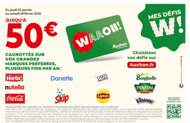 Promotie: Mes défis W!