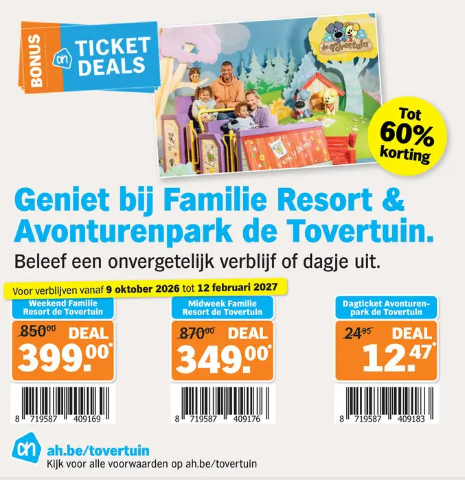 Promotie: Weekend Familie Resort de Tovertuin