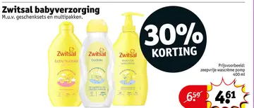 Aanbieding: Zwitsal babyverzorging